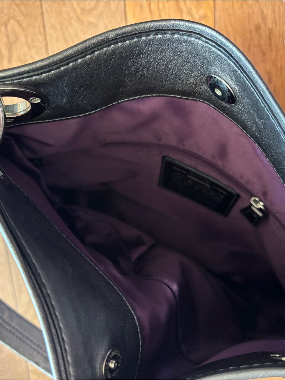 Coach Silver Signature Tote Bag - Picture 4 of 5